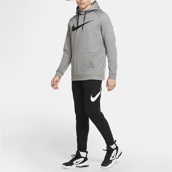 Толстовка Nike Therma Swoosh Sports Training dark grey Gray, серый — фото 3