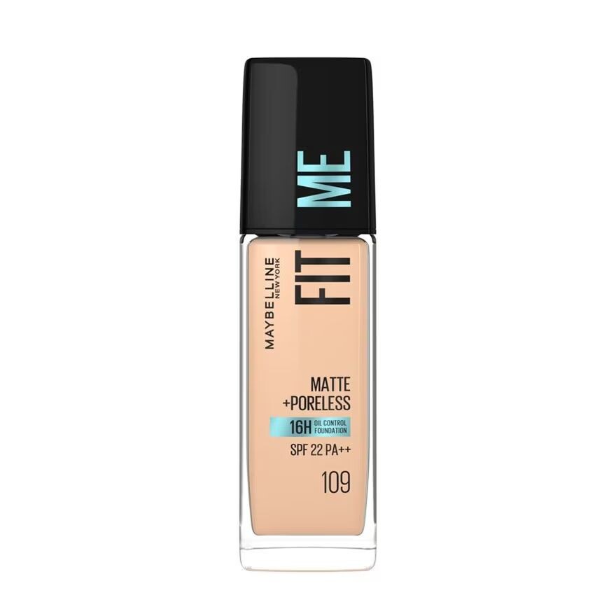 

Maybelline Матовая тональная основа Fit Me без пор 109 Light Ivory, Light Ivory