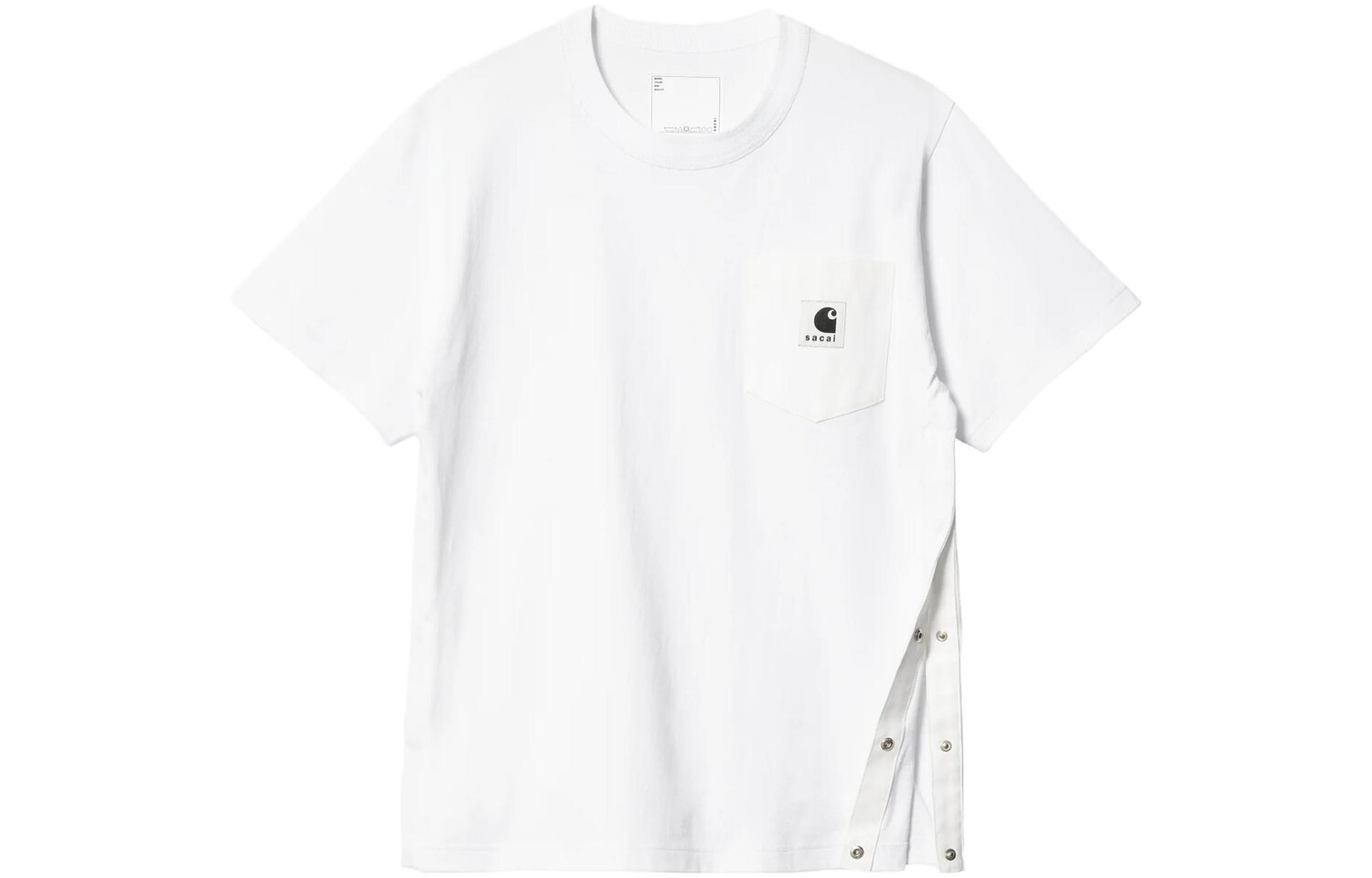 

Футболка Carhartt Wip X Carhartt WIP FW23 Co-branded Series, унисекс, белая Sacai, белый