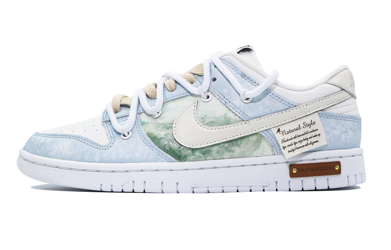 

Женские кроссовки для скейтбординга Nike Dunk, Beige/Blue