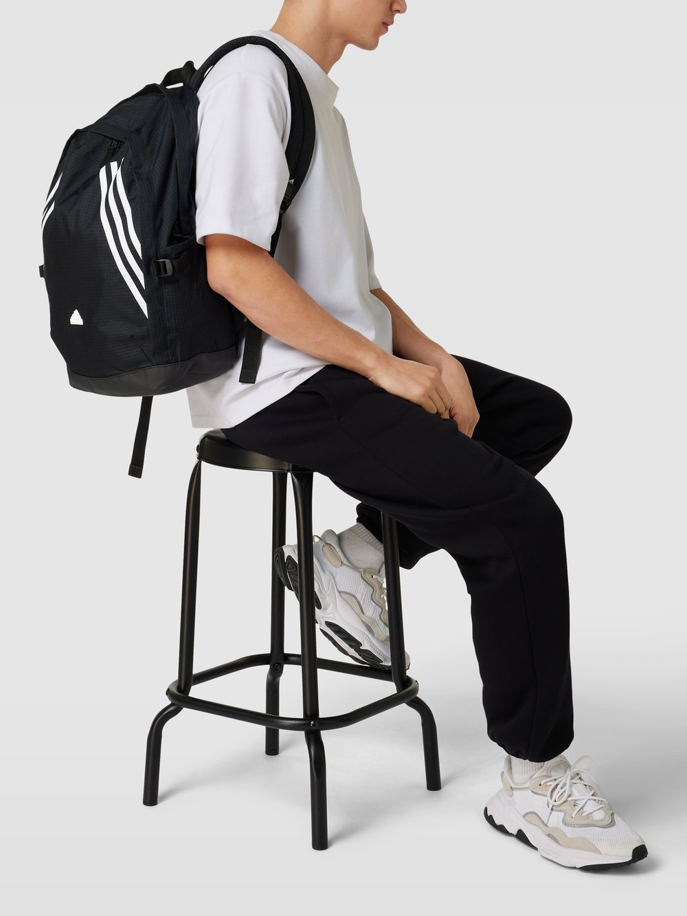 

Рюкзак с этикеткой ADIDAS SPORTSWEAR, черный