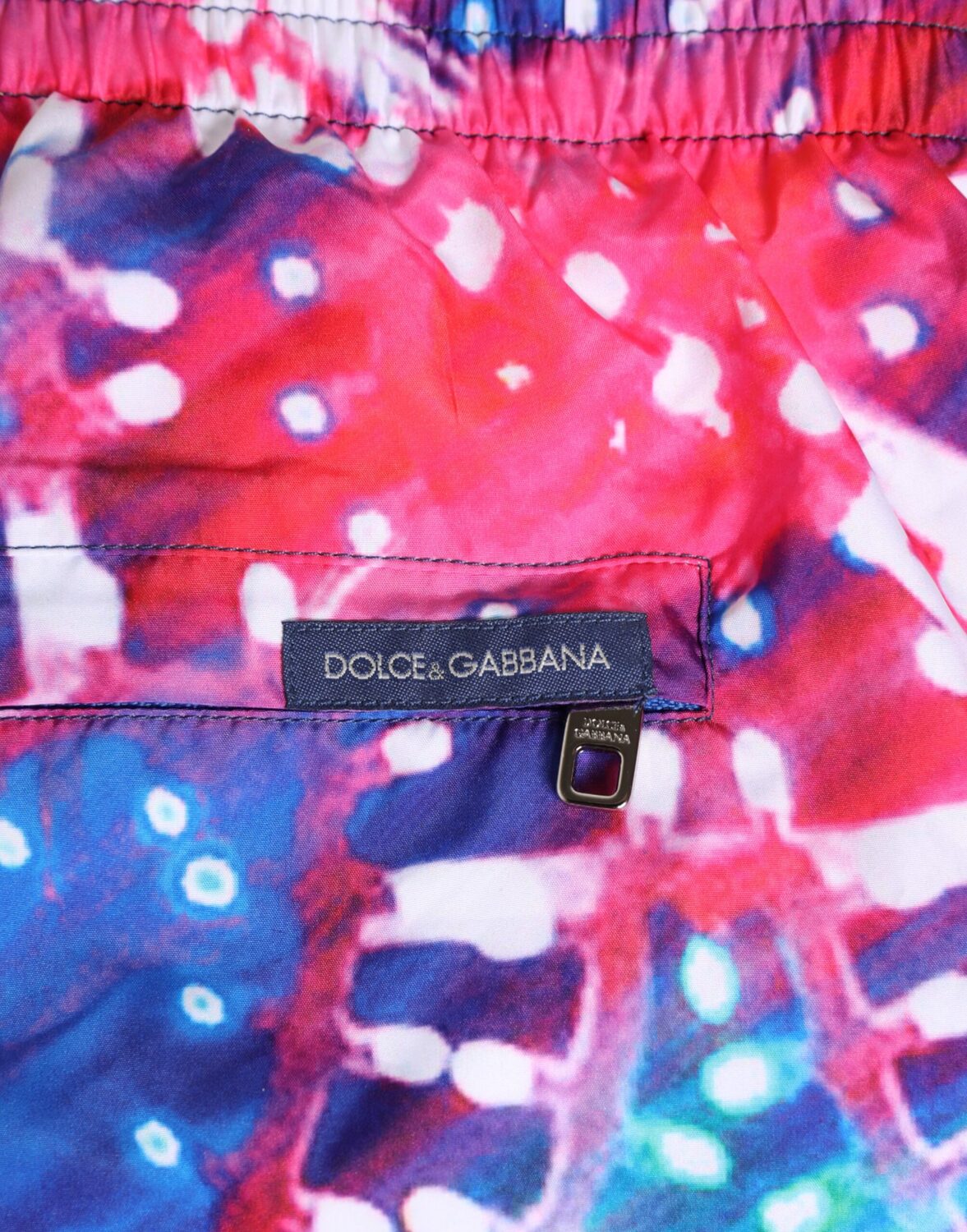 Купальники-шорты из полиэстера с разноцветным неоновым принтом Dolce & Gabbana, мультиколор — фото 4
