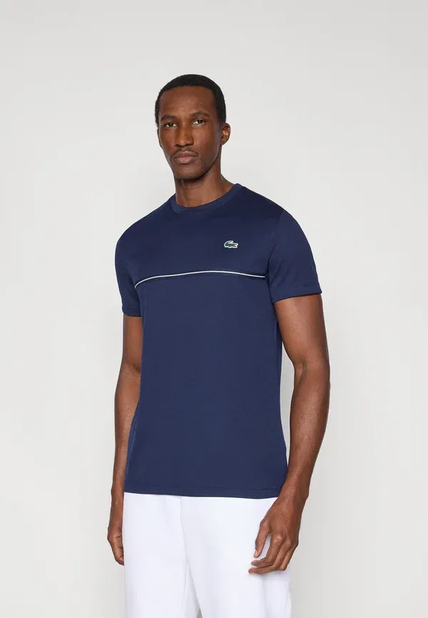 Футболка теннисная Lacoste, темно-синий — фото 3