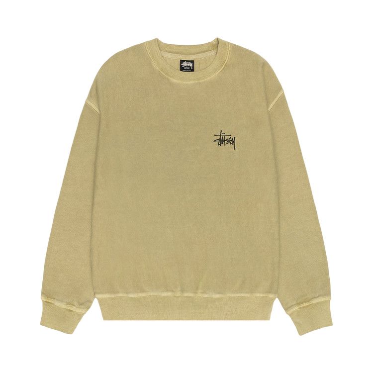 

Свитер Stussy Basic Crew Pigment Dyed, Elm