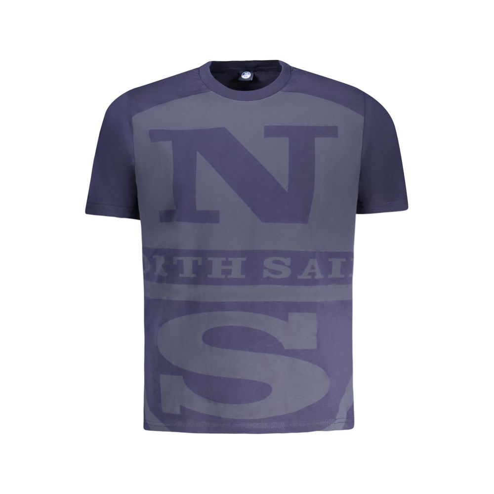 

Синяя хлопковая мужская футболка North Sails