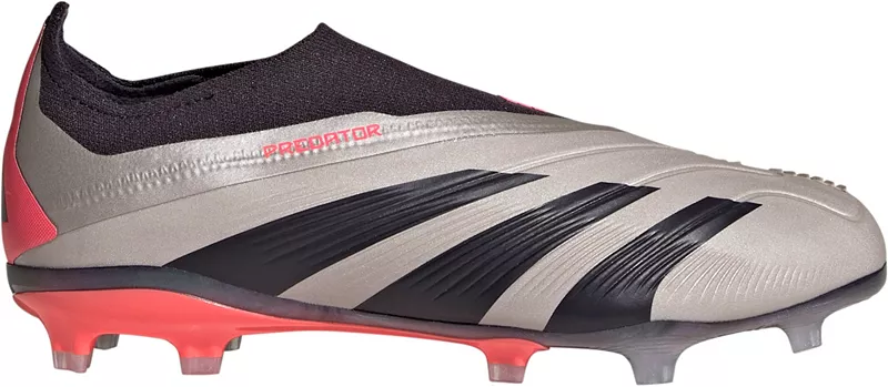 

Детские футбольные бутсы без шнурков Adidas Predator Elite FG FG, цвет Silver/Black