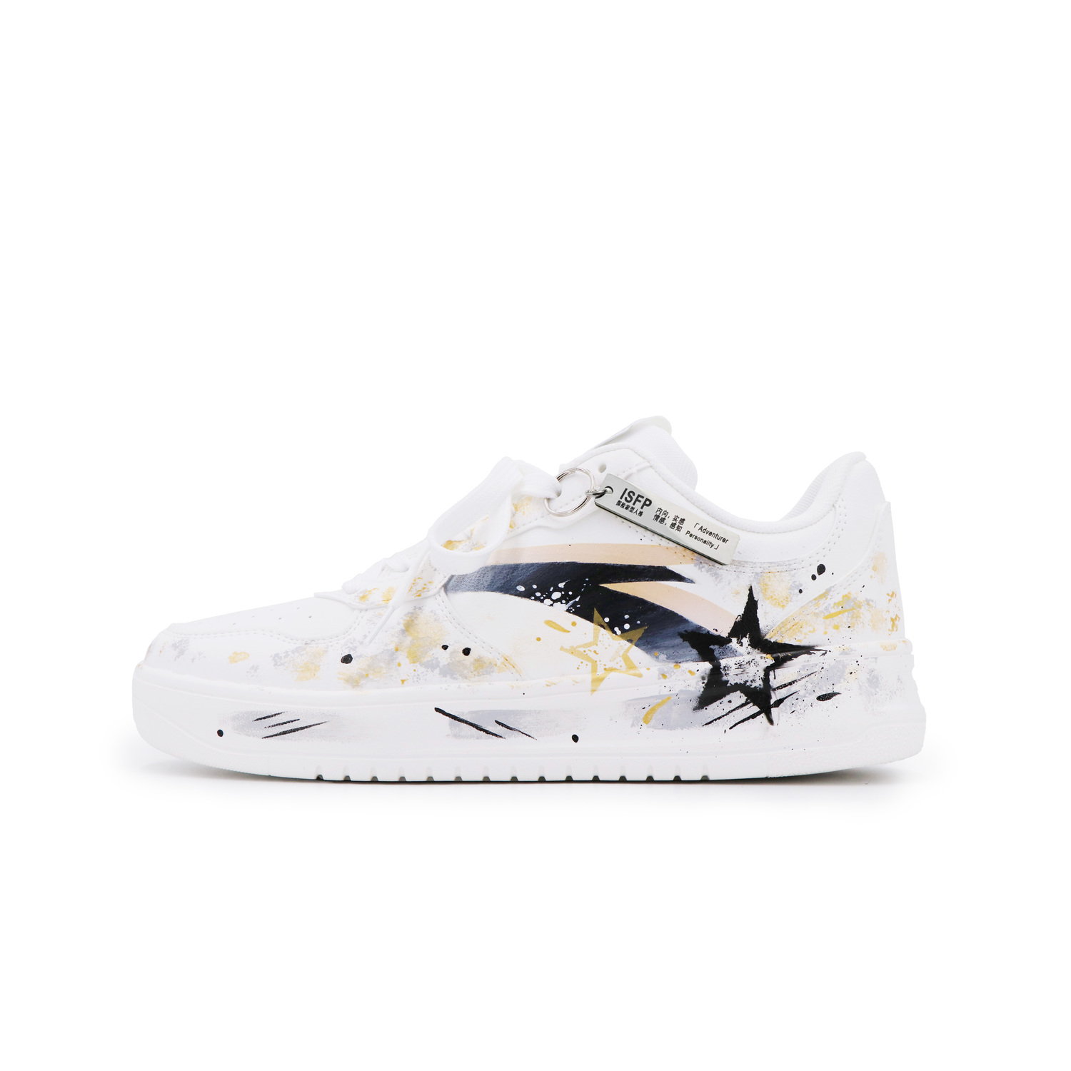 

Расслабленные нескользящие амортизирующие низкие кроссовки для скейтбординга men's ANTA, белый