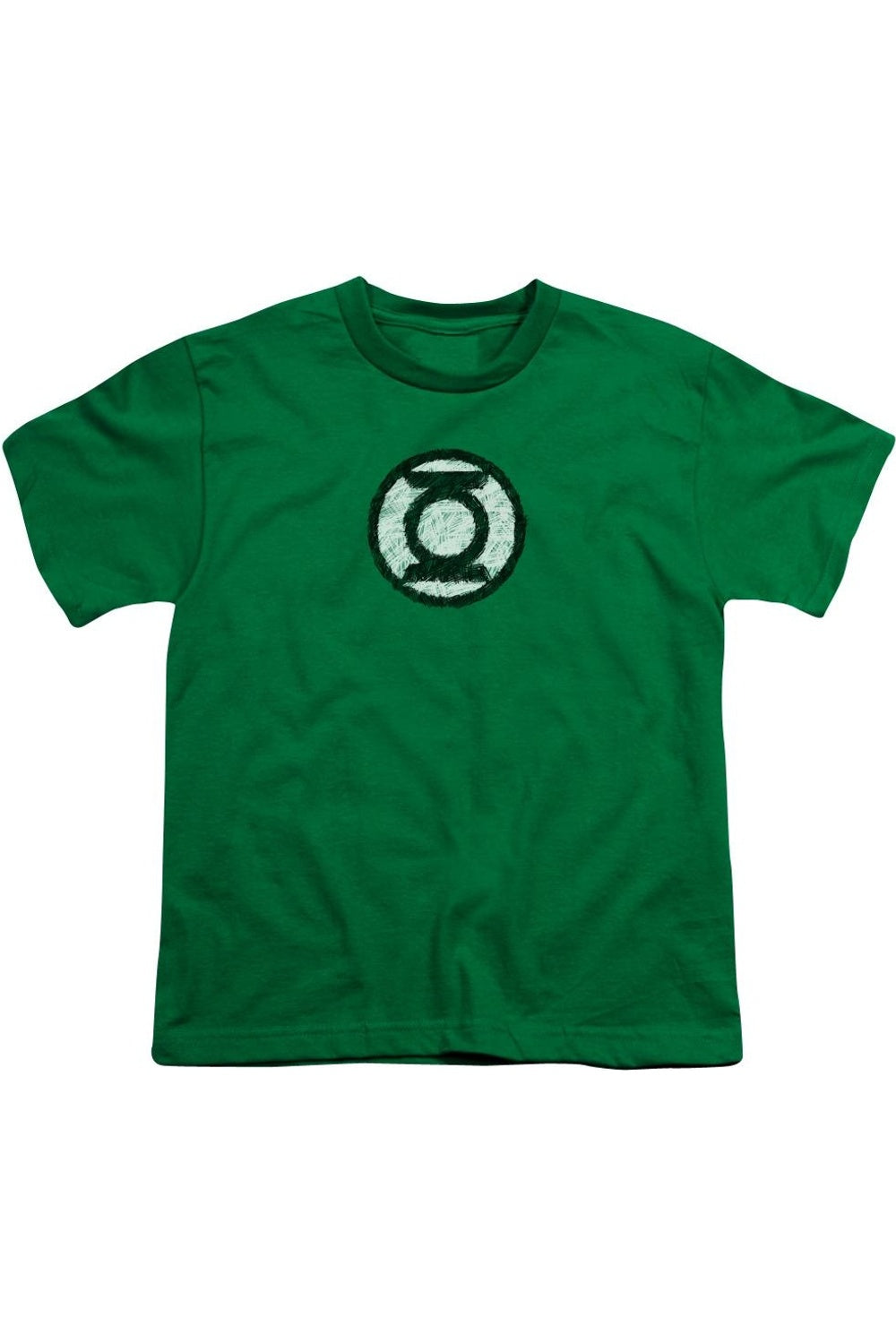 

Футболка с коротким рукавом для детей с логотипом Green Lantern в стиле скетча Gildan