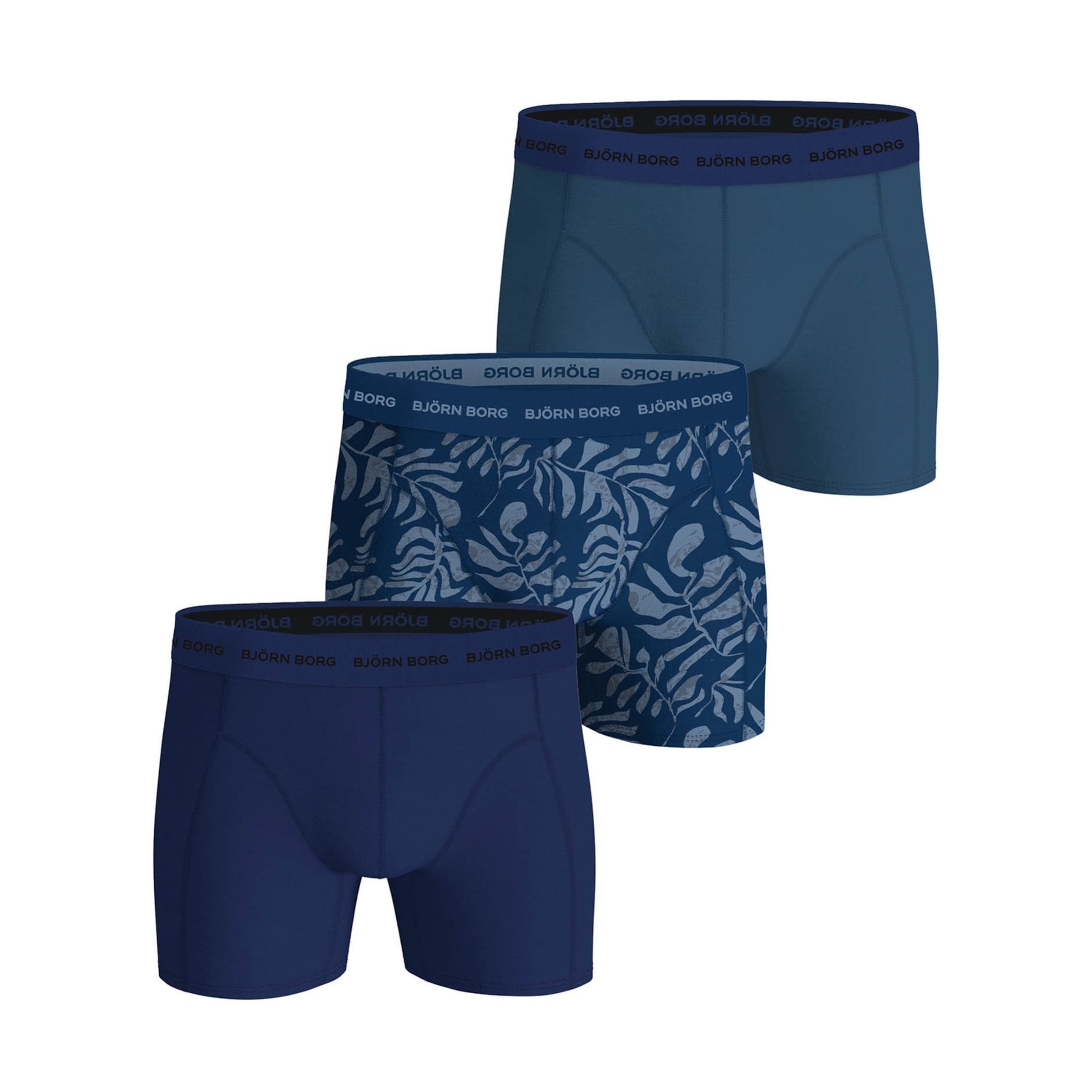 

BJÖRN BORG Спортивное белье в цветах Marine Blue, Navy, Sapphire