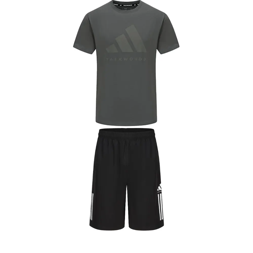

Adidas Тхэквондо Casual Спортивный комплект для мужчин Gray+Black