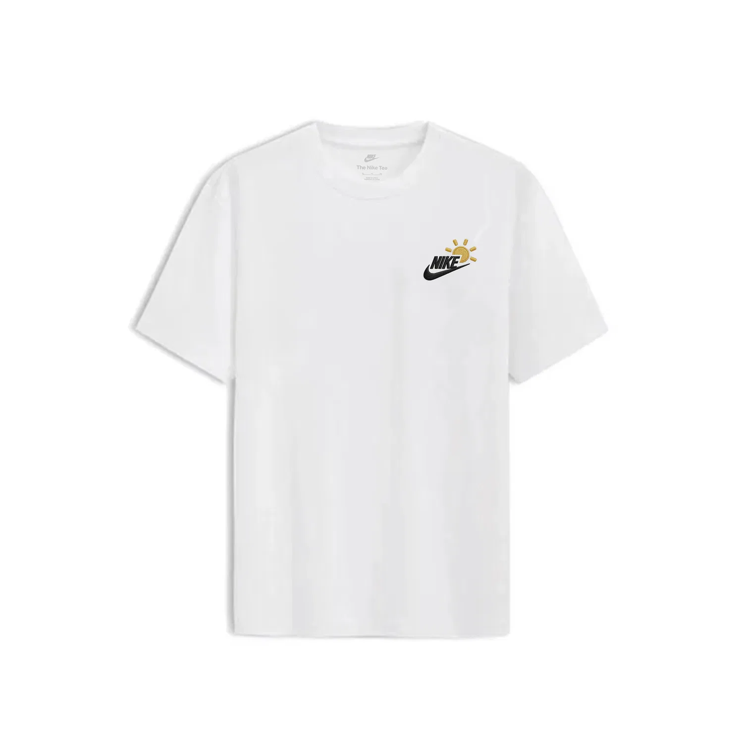 Футболка Sportswear унисекс с круглым вырезом, прямой крой Nike, Halogen Heater White