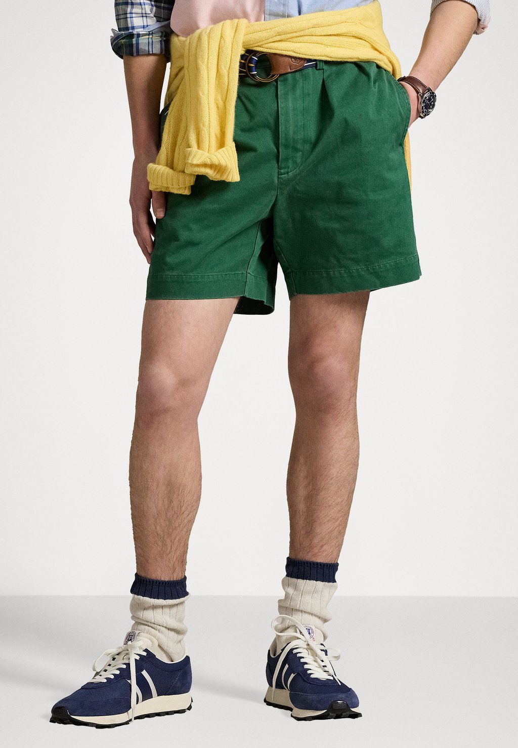 

Шорты CORMAC CLASSIC FIT CHINO SHORT UNISEX Polo Ralph Lauren, темно-зеленый