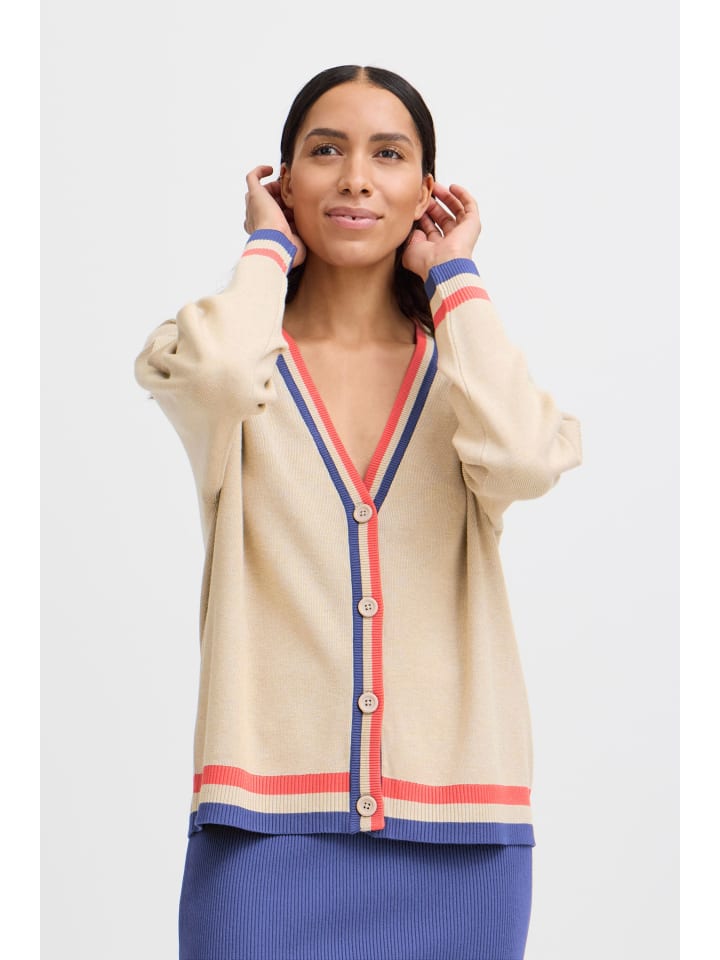 

B. young Кардиган BYMMMORLA - свободный крой, цвет "хумус-смесь"