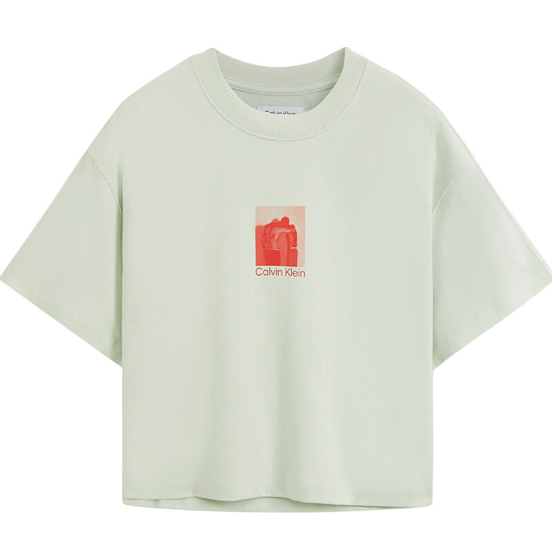 

Футболка серии Minimalist унисекс бамбук зеленый Calvin Klein, зеленый