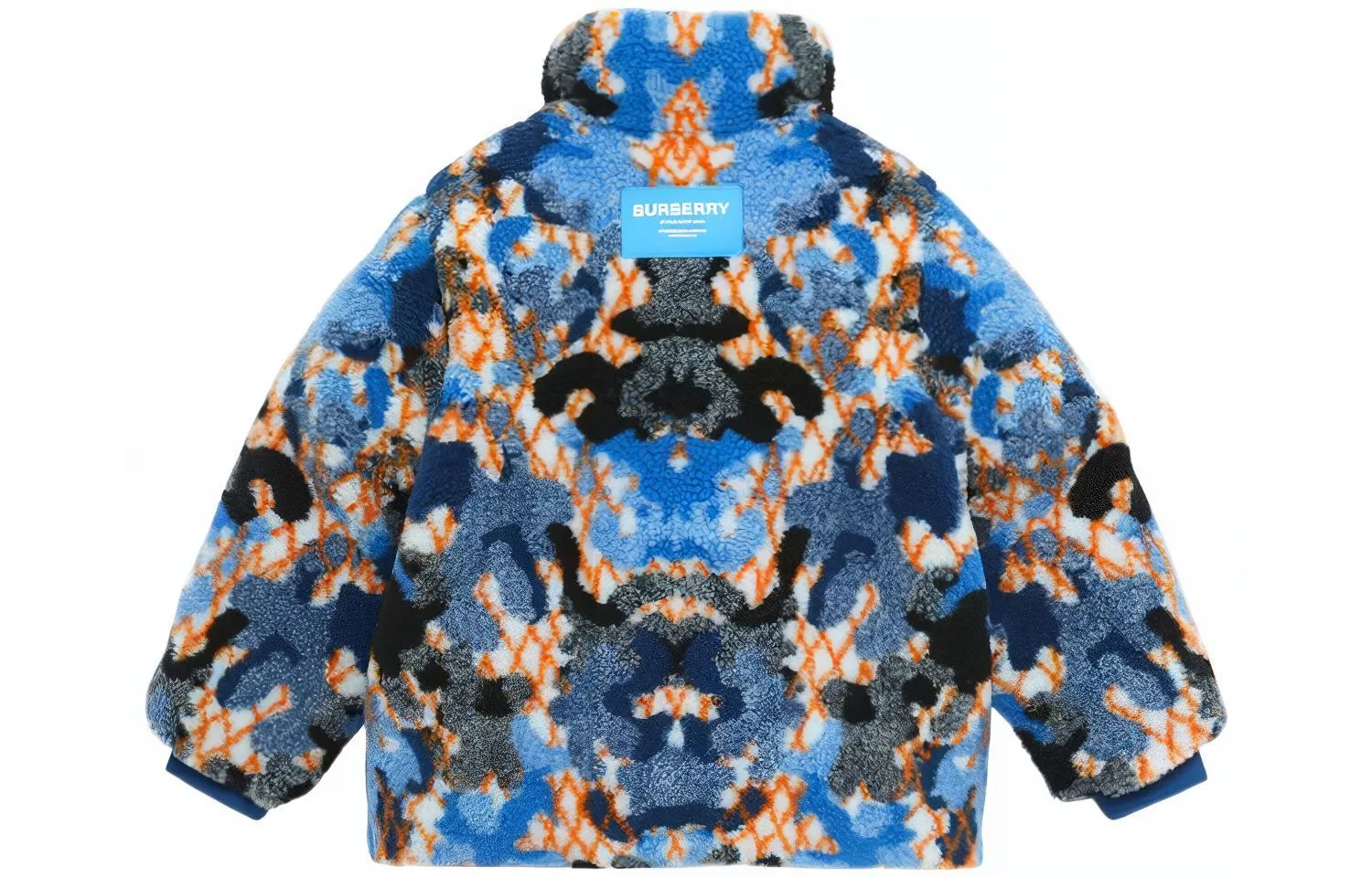 Burberry Детская зимняя куртка FW22 Canvas Blue — фото 4