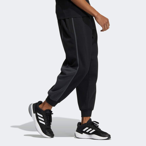 Спортивные штаны Adidas Wuji Knit Warm Pants 'Black', черный — фото 4