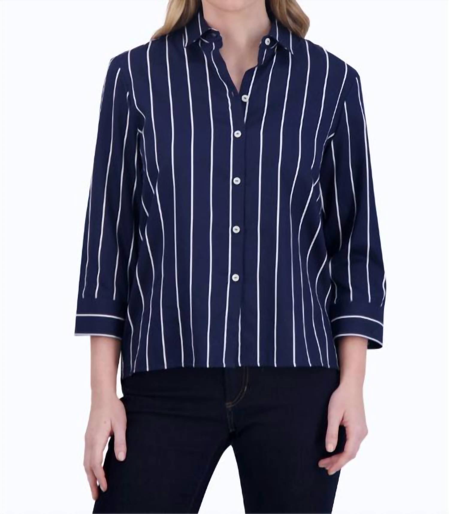 

Топ Kelly в синем цвете Foxcroft