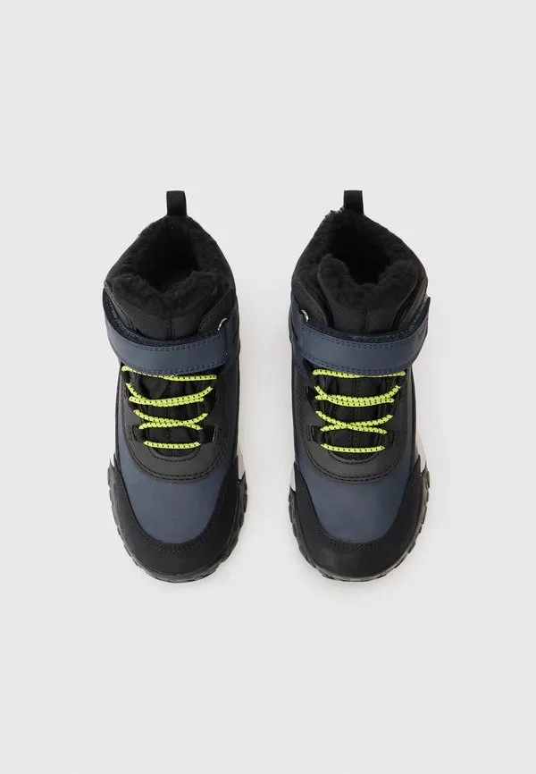 Зимние ботинки trekkyup boy abx Geox, Navy/Lime — фото 4