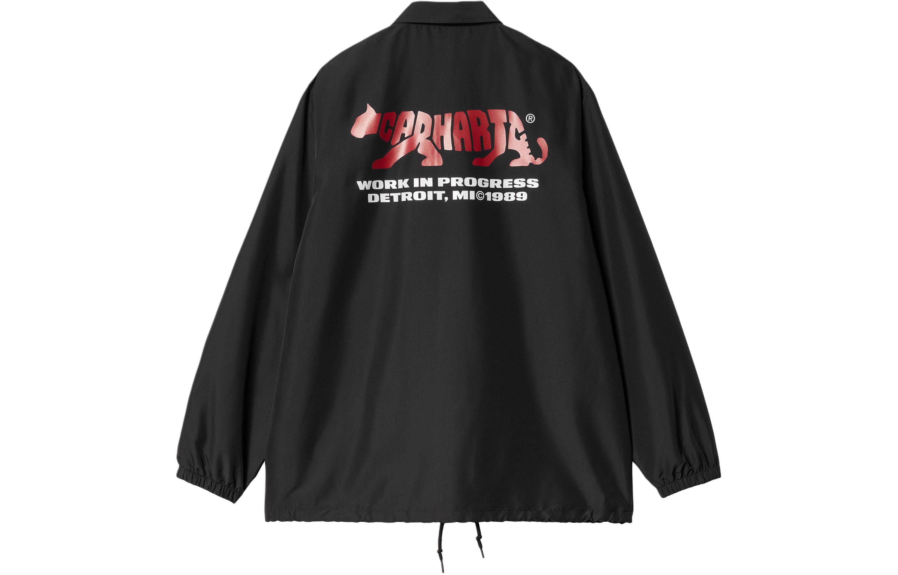

Carhartt WIP Стильная куртка-тренч мужская черная, Black