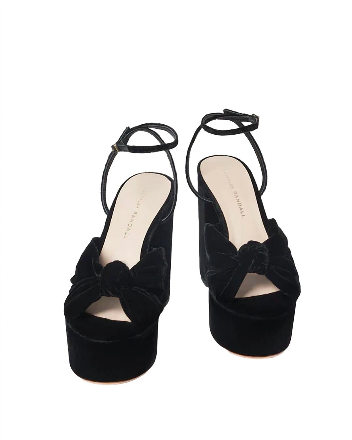 Черные сандалии на платформе Roz Knot Loeffler Randall, черный — фото 4