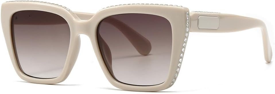 

Солнцезащитные очки UV400 с большой оправой в стиле панк с градиентной расцветкой, подходят для женщин и мужчин, для бега и занятий спортом на открытом воздухе UYPTK, Beige Tea