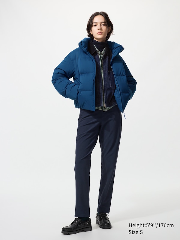 

Теплые эластичные брюки (удлиненные) Uniqlo, 69 navy