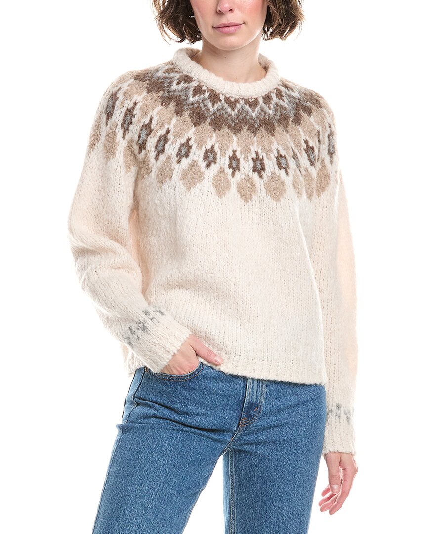 

Свитер из смесовой альпаки и шерсти Splendid Noelle, бежевый