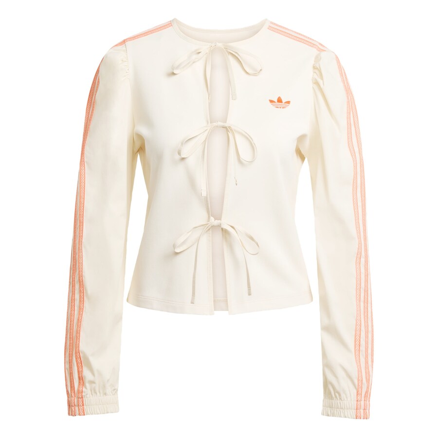

Толстовка с капюшоном на молнии ADIDAS ORIGINALS, белый