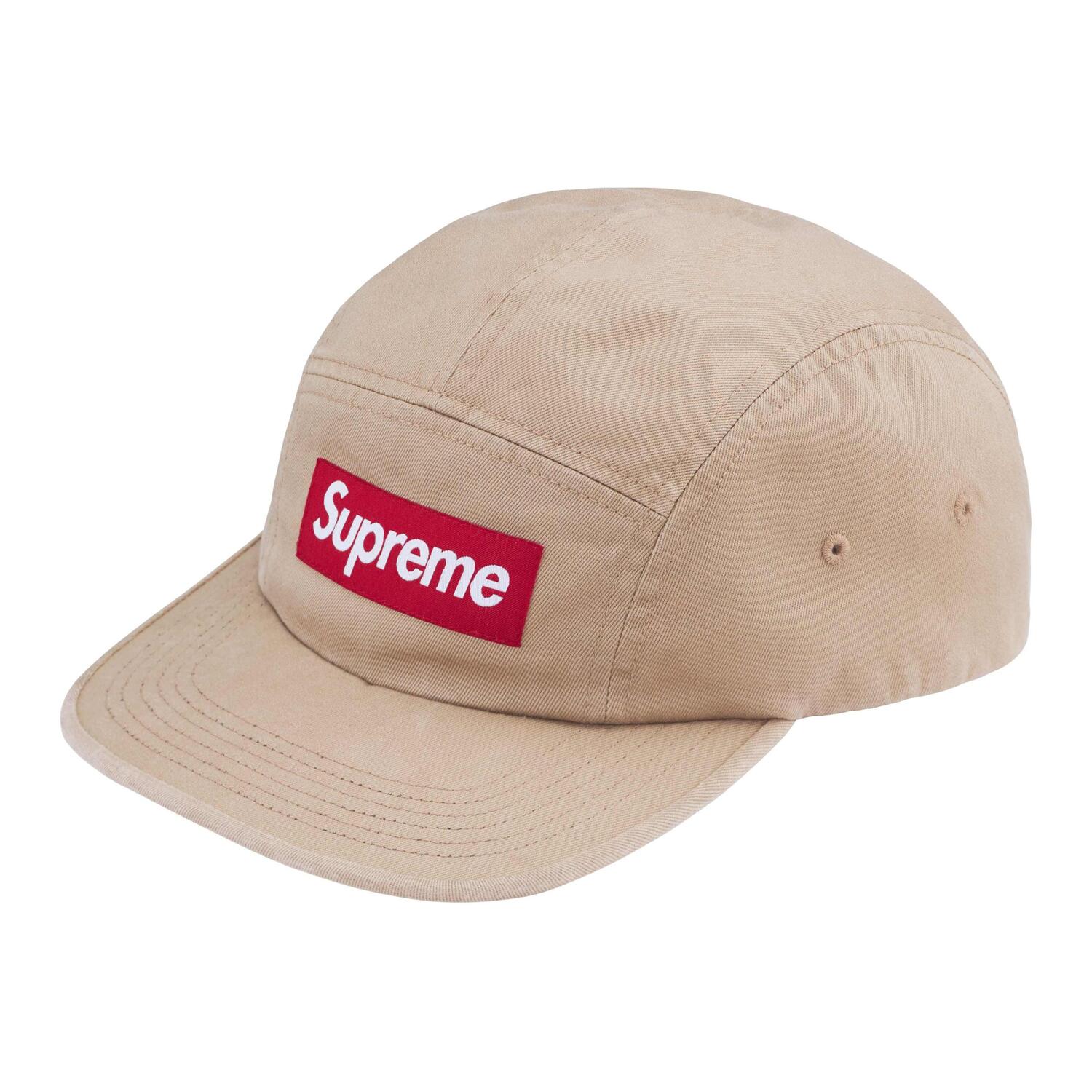 

Supreme Стираная чиносовая шапка кепка, Beige