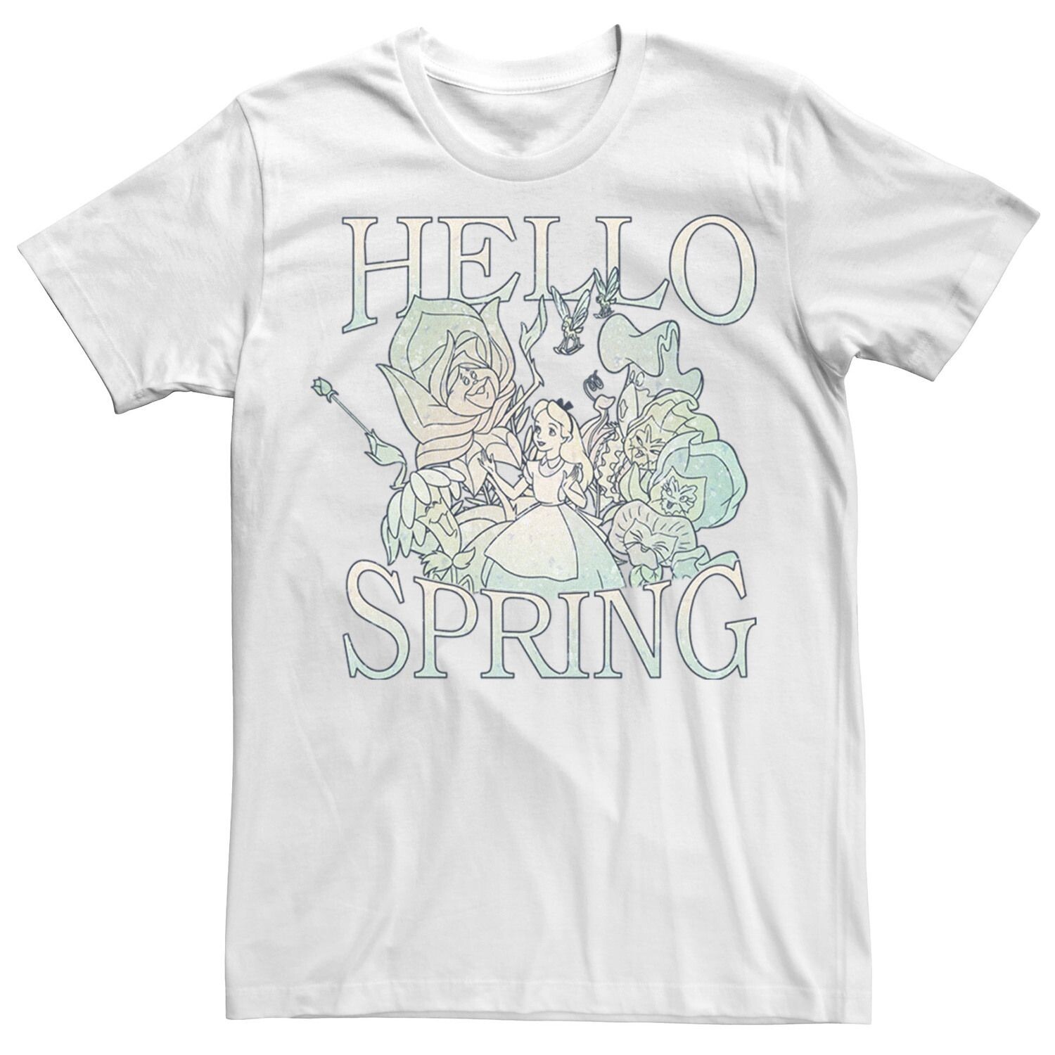 

Мужская футболка Disney «Алиса в стране чудес» Hello Spring Licensed Character