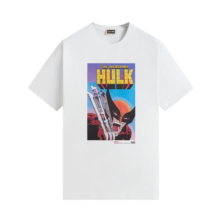 

Винтажная футболка Kith x Marvel Hulk, белый