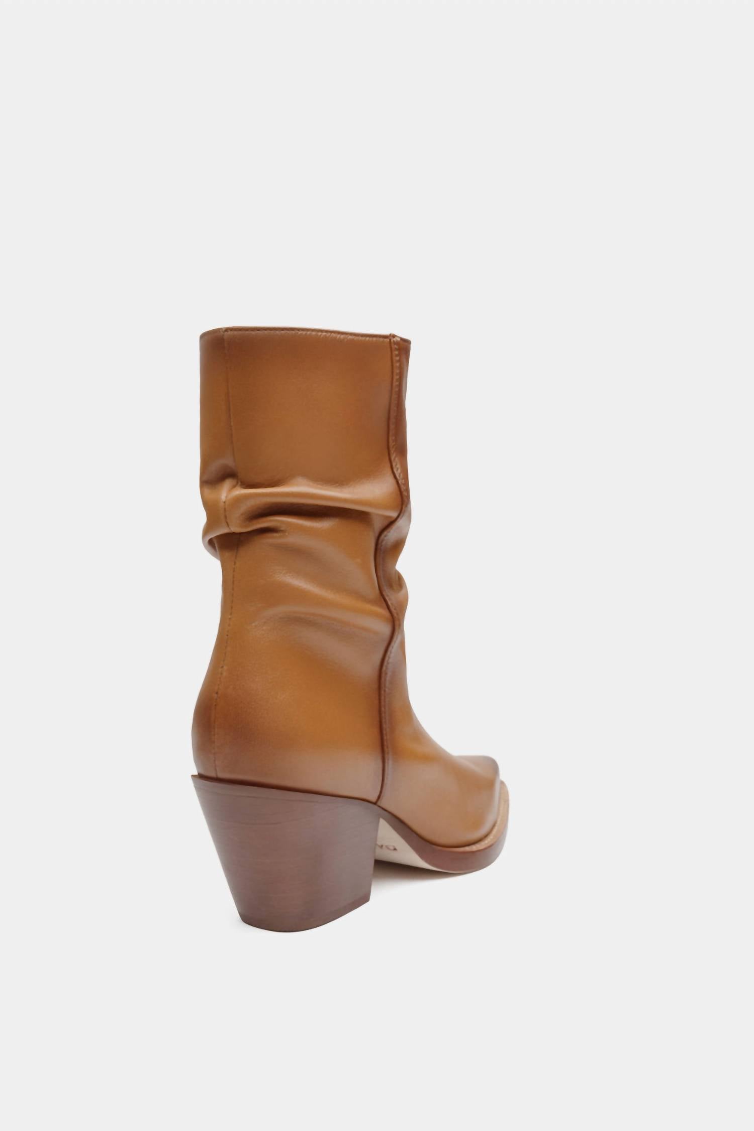 Женские мягкие кожаные ботильоны коричневого цвета Dante Shoes — фото 3