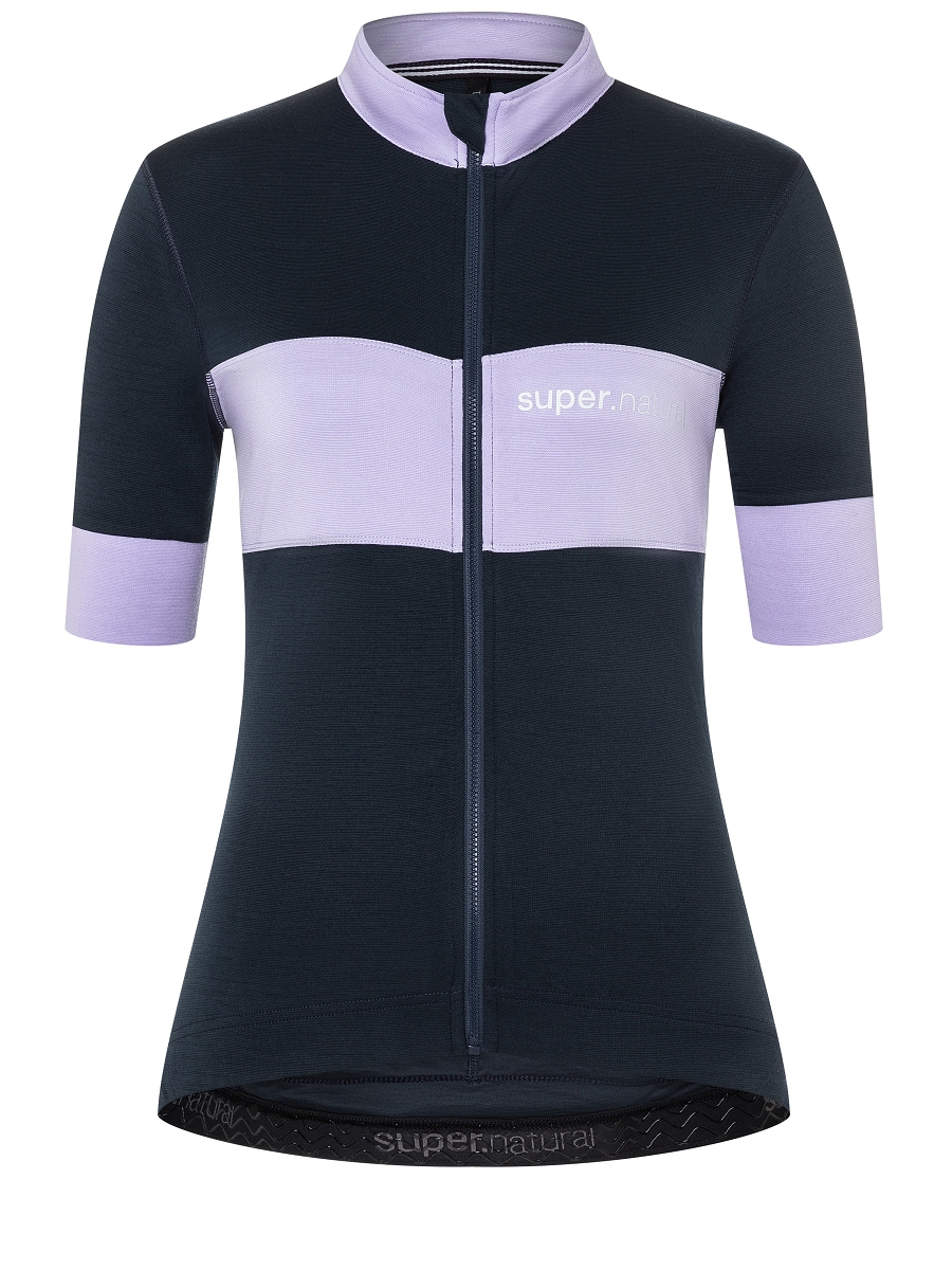 

Спортивная футболка super.natural Merino Fahrradtrikot, синий