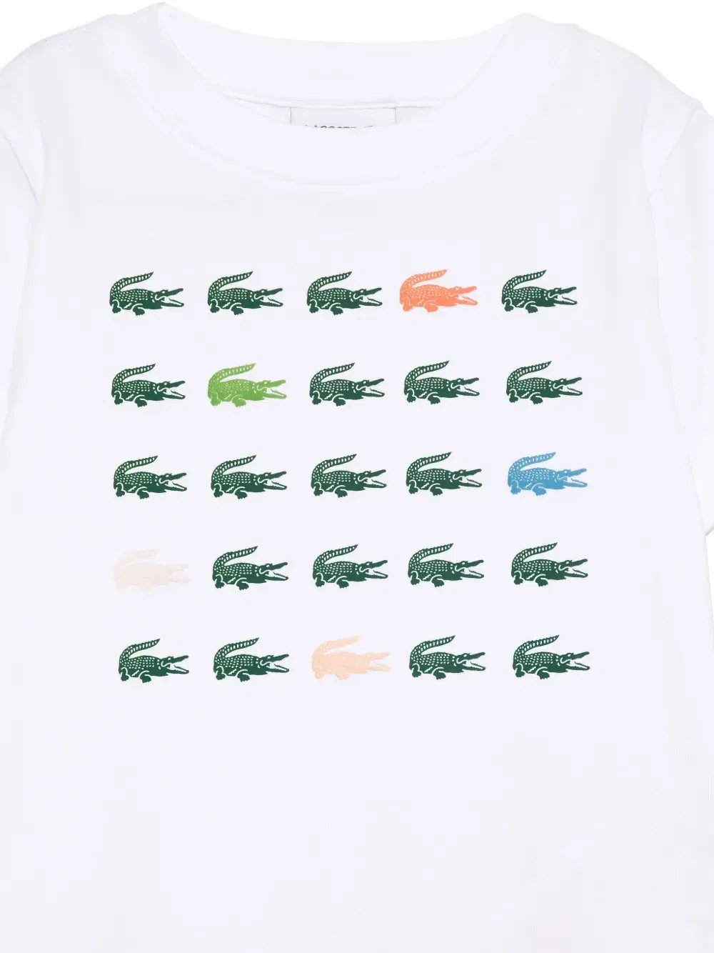 Футболка с логотипом Lacoste Kids, белый — фото 3
