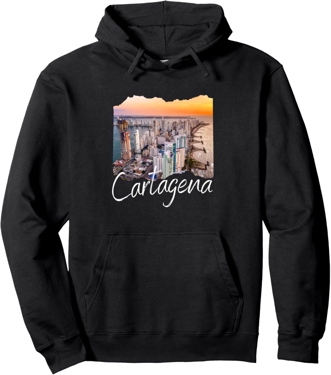 

Худи Columbia Cartagena Cartagena Colombia Souvenir Shop, черный