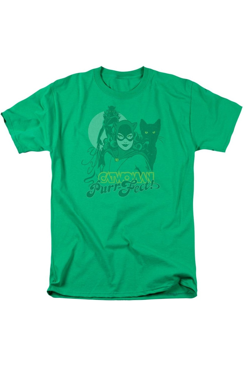 

DC Comics Perrfect! Футболка с коротким рукавом для взрослых Gildan, цвет kelly green
