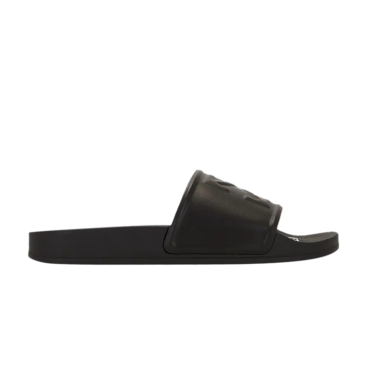 

Кроссовки Off-White Logo Print Slide Black Embossed, черный