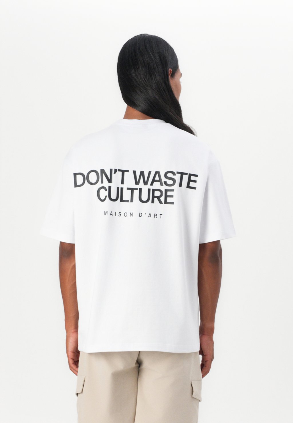 

Футболка с принтом TIRION UNISEX Don't Waste Culture, белый