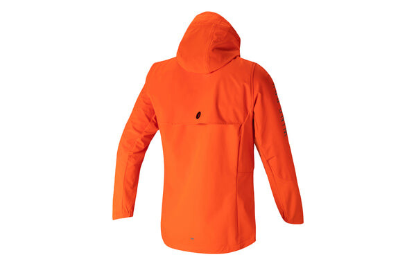 Куртка adidas Wind.Rdy Jkt M Logo Zipper Sports Hooded Jacket Orange, оранжевый — фото 2