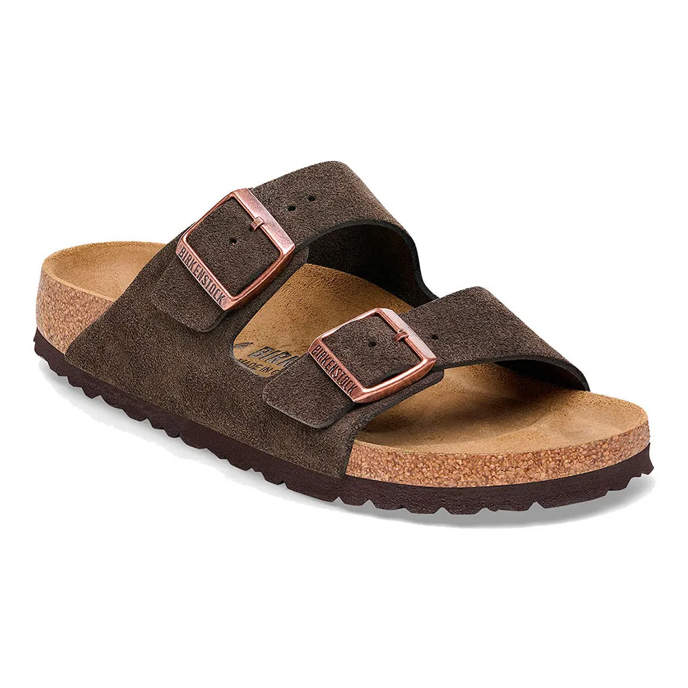 

Сандалии Birkenstock Arizona Suede, коричневый