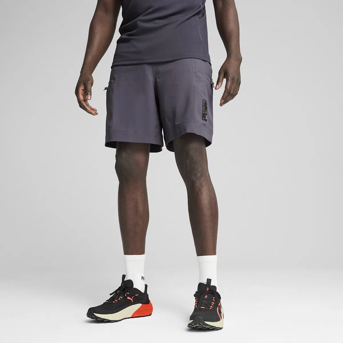 

Мужские M SEASONS 7" TRAIL SHORT Шорты Puma, чёрный