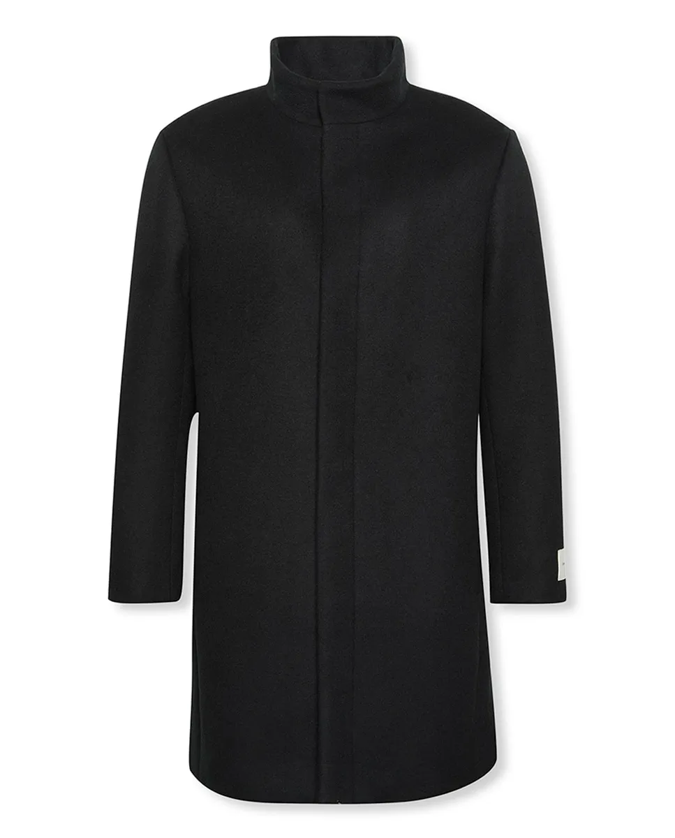 

Мужское пальто с шерстью Calvin Klein, черный