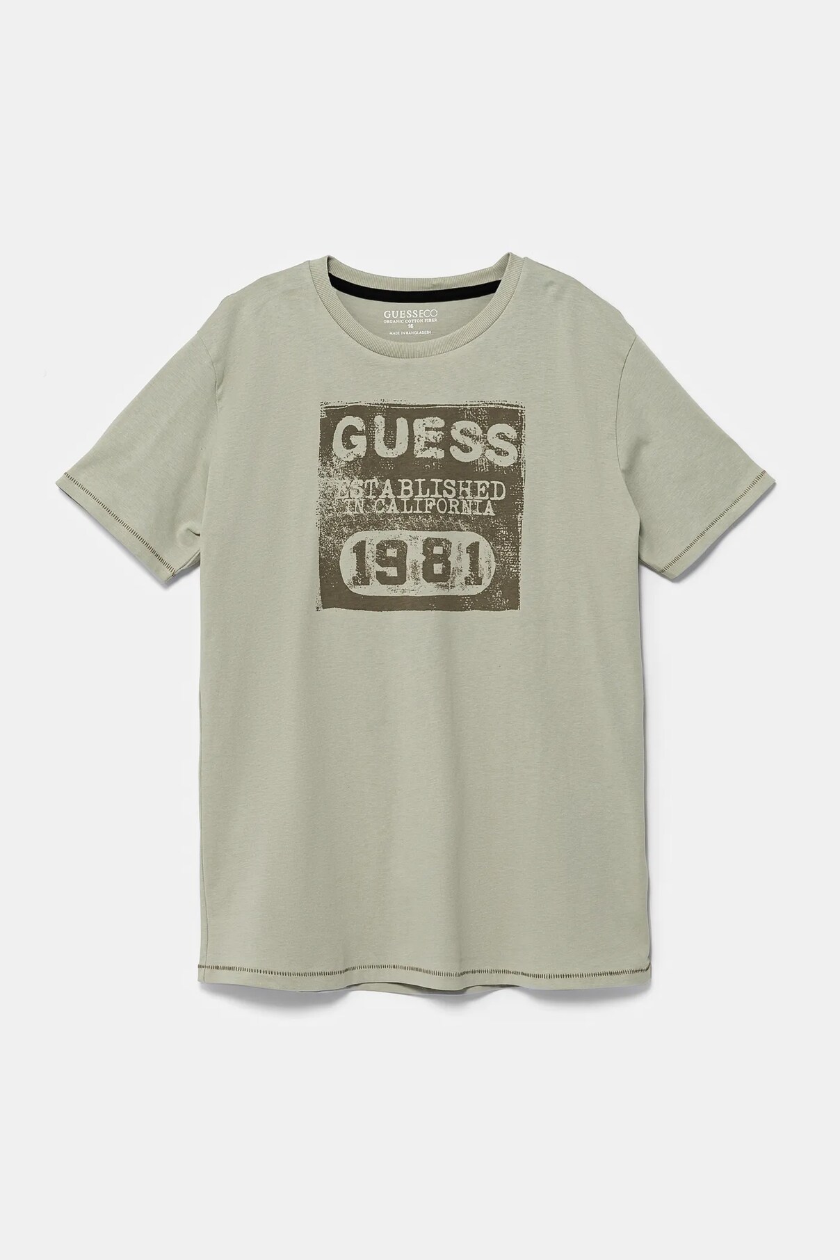 

Футболка из хлопка для детей Guess, зеленый