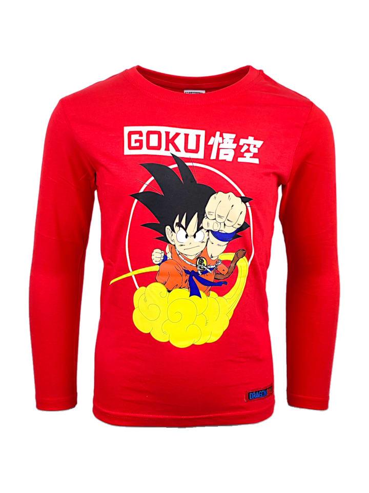 

Рубашка с длинным рукавом Dragon Ball, красный