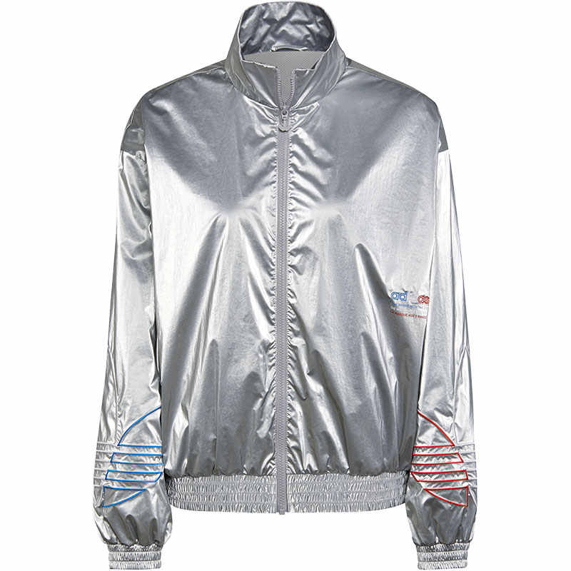 Куртка женская серебристая Adidas Originals