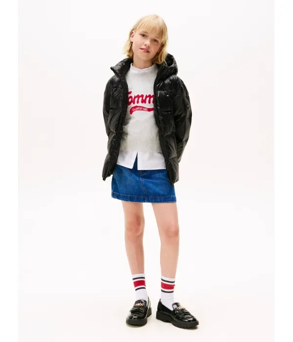 Пуховая куртка regular fit Tommy Hilfiger, черный — фото 2