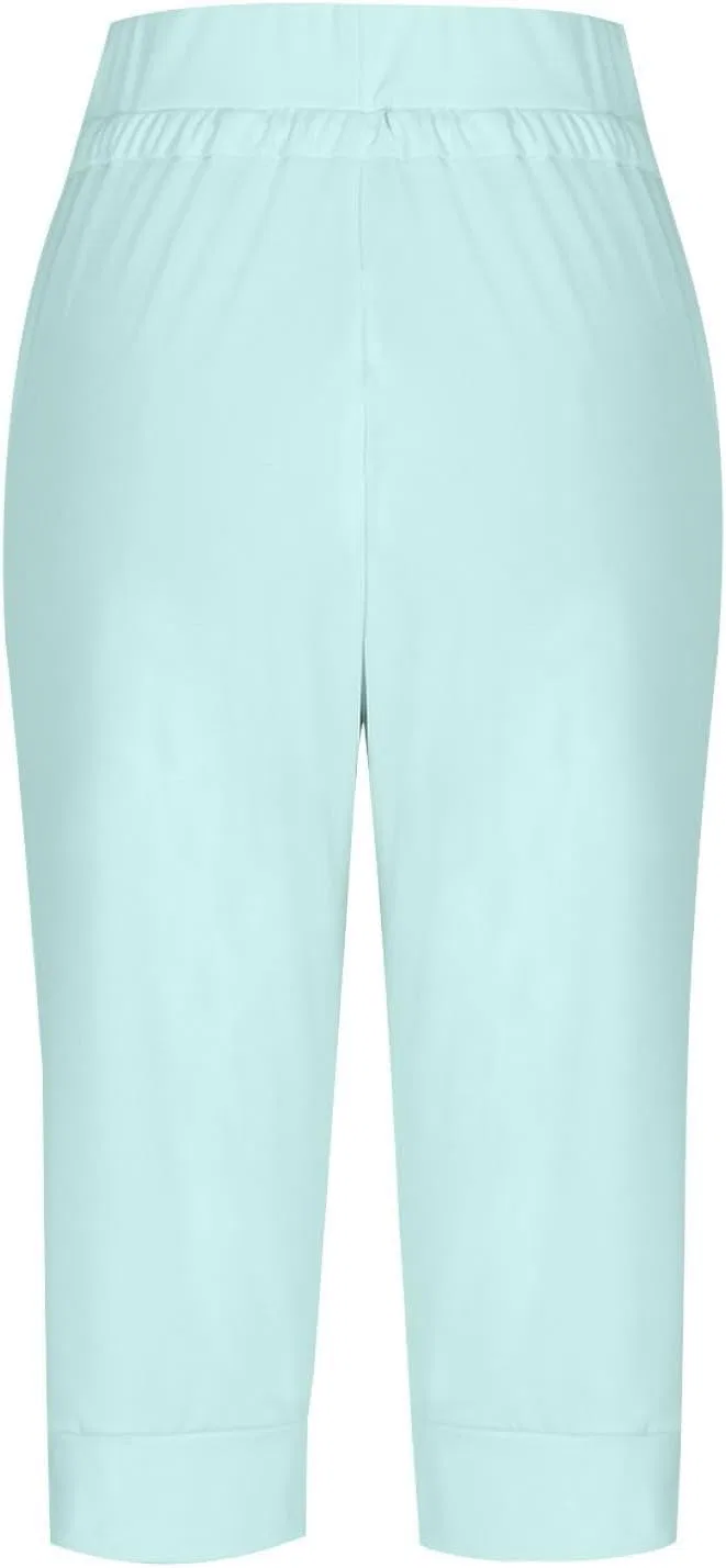 Капри для женщин с высокой талией, бренд Generic, цвет 1c-mint Green — фото 4