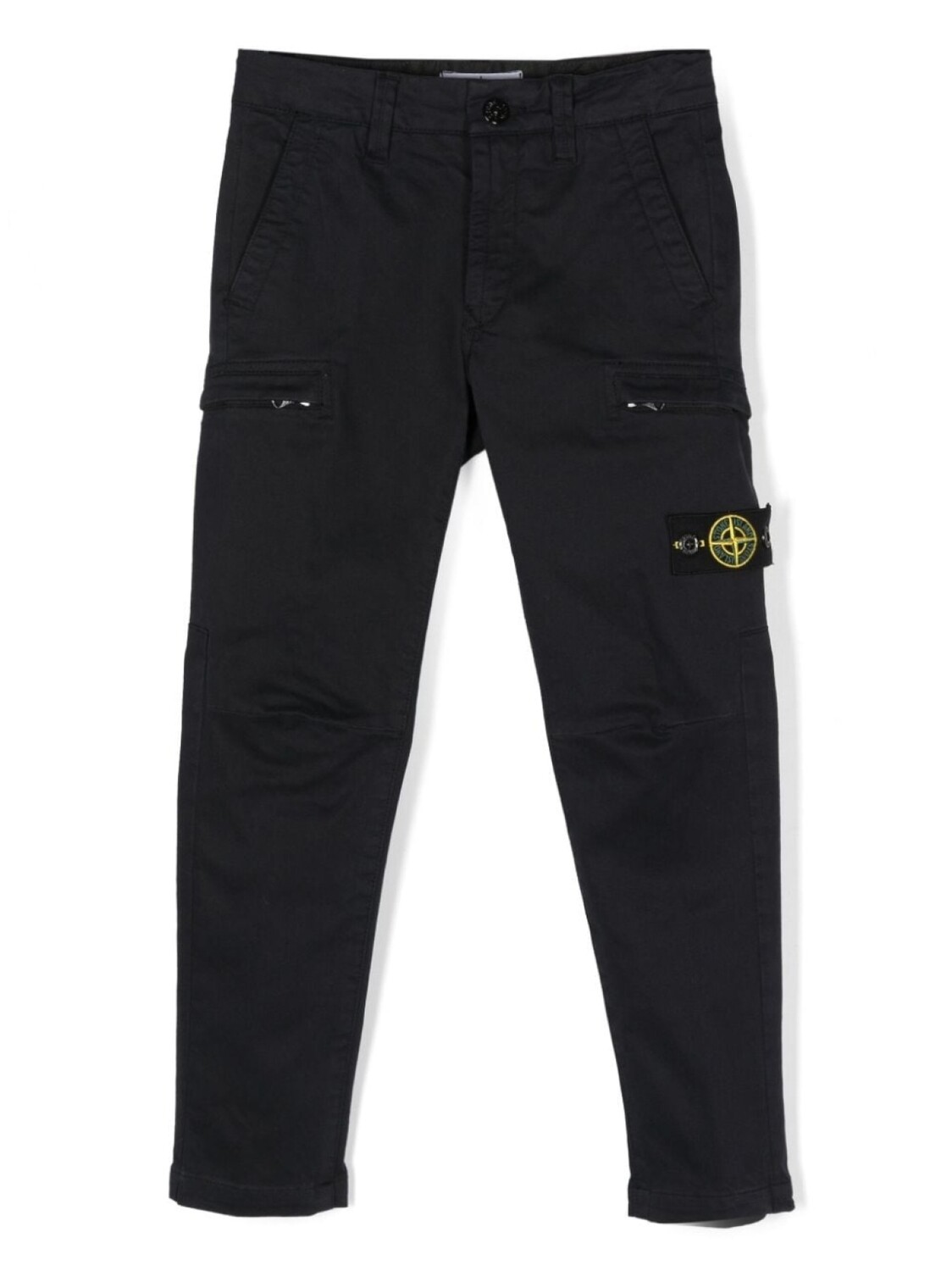 

Stone Island Junior брюки с логотипом Compass, синий