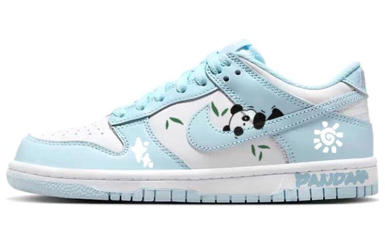 

Кроссовки Nike Dunk Skateboard Shoes Women's Low-Top Blue White, синий