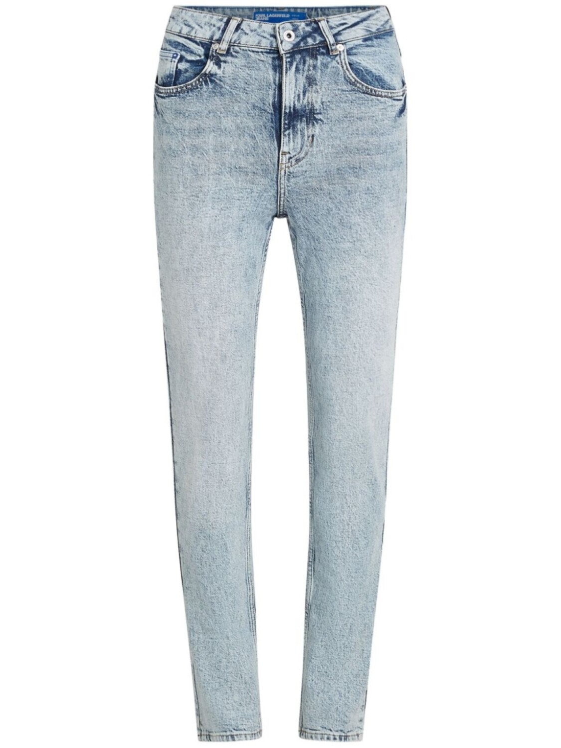 

Karl Lagerfeld Jeans зауженные джинсы с завышенной талией, синий